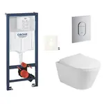 Závesný WC set do ľahkých stien / predstenová montáž Glacera Ava SIKOGRSAVAA