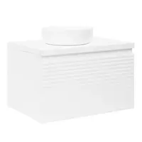 Kúpeľňová skrinka pod umývadlo Naturel Savona 98x43x44,8 cm biela lesk SAVONA100BID