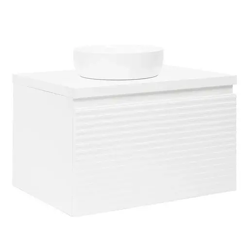 Kúpeľňová skrinka pod umývadlo Naturel Savona 98x43x44,8 cm biela lesk SAVONA100BID