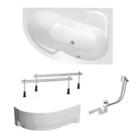 Asymetrická vaňa Laguna Fortuna Plus 150x100 cm akrylát pravá SIKOFO1500PAPNP