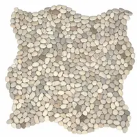 Kamenná mozaika Mosavit Mini pebbles blanco 30x30 cm mat PEBBLEBL