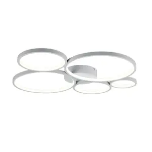 Trio Rondo led stropné osvetlenie biela 622610531 TR622610531