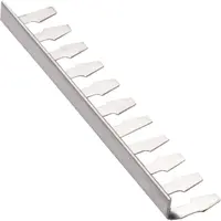 Lišta schodová "L" Havos lesk, nerez, dĺžka 250 cm, výška hrany 10 mm, NRZF10250