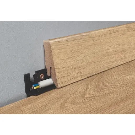 Lišta soklová Naturel hnedá, MDF, dĺžka 260 cm, L58C8465