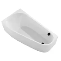 Polysan PROJEKTA L MONOLITH asymetrická vaňa 156x77 cm akrylát ľavá 20111M