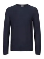 !Solid Sveter  námornícka modrá