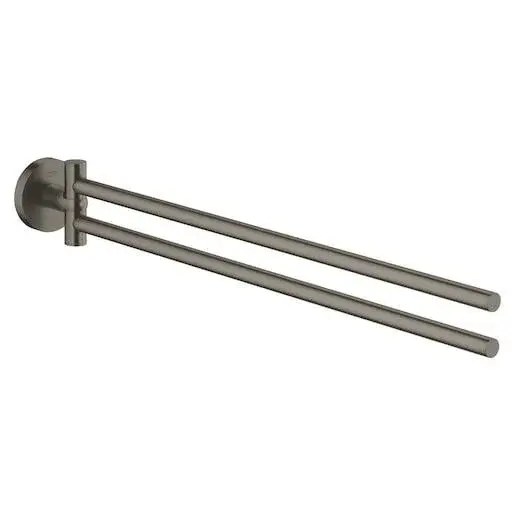 Grohe Essentials držiak uterákov kartáčovaný hard graphite G40371AL1