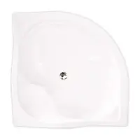 Roth Projektová řešení sprchová vanička štvrťkruhová 90x90 cm akrylát 8000198