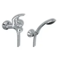 Vaňová batéria Novaservis Metalia 55 so sprchovacím setom 100 mm a lekársku pákou, chróm 55024L.0