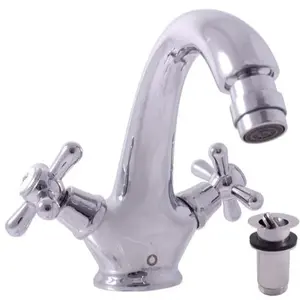 RAV SLEZÁK Morava bidetová batéria s výpusťou chróm MK143.5