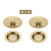 Blanco InFino odtoková súprava s C-prepadom, saténové zlato Gold Edition 203477