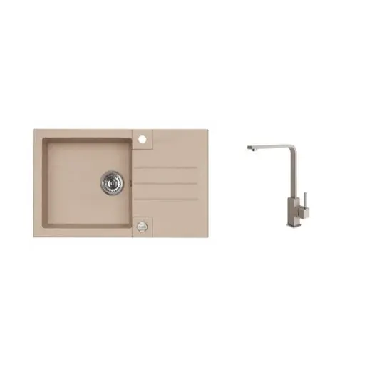 Alveus Set Rock 130 + baterie Afra set drezu a batérie rock 130 + afra / 55 beige SETA20136