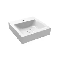 Kaldewei Cono umývadlo na stenu 3079, 50x50 cm, bez prepadu, 1 otvor, biela, perl-effekt 908606013001