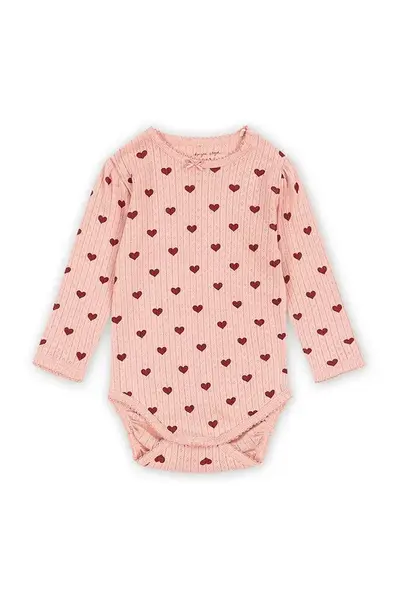 Bavlnené body pre bábätká Konges Sløjd MINNIE BODY GOTS