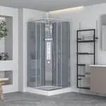 Sprchový box štvorec 90x90 cm SAT Project SATPROBOXQ90CRT