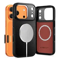 Tech-Protect Kevlar Aramid CC MagSafe obal, iPhone 17 Pro Max, černý