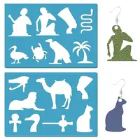 Acrylic Earring Handwork Template