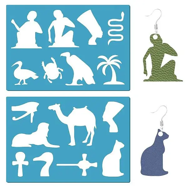 Acrylic Earring Handwork Template