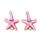 Ocean Theme Alloy Enamel Connector Charms