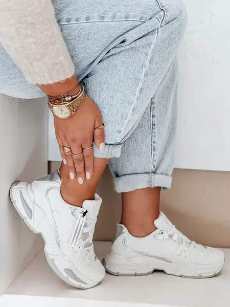 Sneakersy damskie białe Dstreet