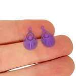 Spray Printed 430 Stainless Steel Pendants