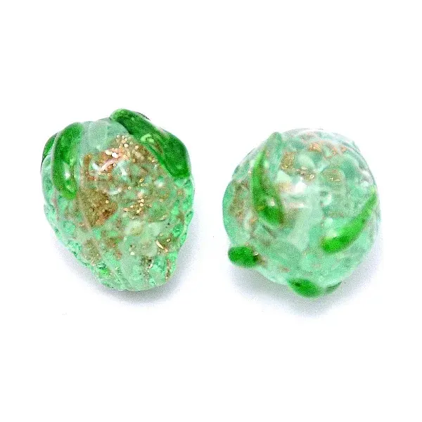 Handamde Bumpy Lampwork Beads