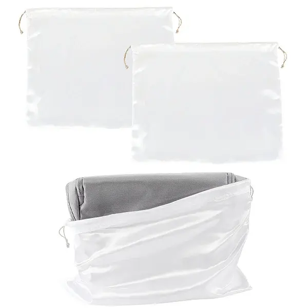 2Pcs Polyester Satin Pouches