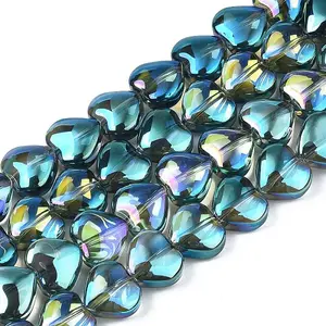 Electroplate Glass Beads Strands