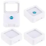 Square Acrylic Loose Diamond Display Boxes