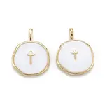 Brass Enamel Pendants