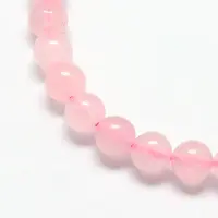 Natural  Rose Quartz Beads Strands