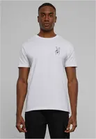 Men's T-Shirt Peace Sign EMB - White