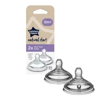Tommee Tippee Natural Start Anti-Colic Savička na lahev Pomalý průtok 0m+ 2 ks