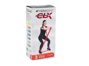 Thera-Band CLX, červený, středně silný