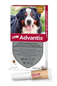 Advantix pro psy od 40 do 60 kg spot-on 4x6 ml