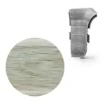 Vnitřní roh k soklu Naturel dub pieskový , PVC dĺžka 0,5 cm, výška hrany 56 mm, NATNGTWF0