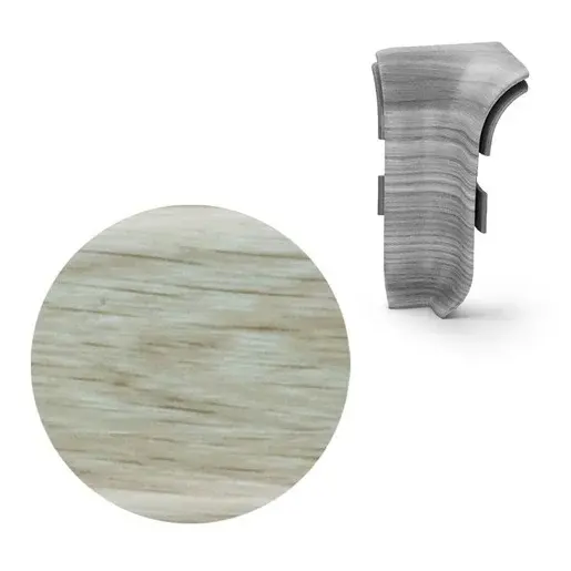 Vnitřní roh k soklu Naturel dub pieskový , PVC dĺžka 0,5 cm, výška hrany 56 mm, NATNGTWF0