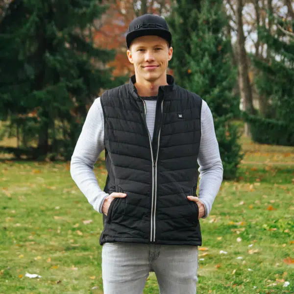 Pánská vyhřívaná vesta W-TEC HEATstem černá XXL