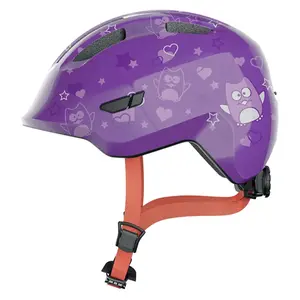 Dětská cyklo přilba Abus Smiley 3.0 Purple Star M (50-55)
