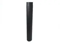 Roura kouřová 120 mm/100 cm, silnostěnné 1,5 mm, černá MA654135