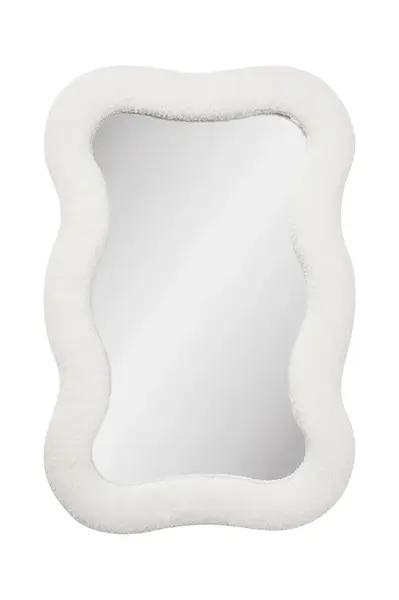 Nástěnné zrcadlo House Nordic Bosaro 80 x 54 cm bílá barva