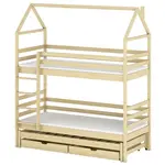 Posteľ Domček Dalia 90x200 pine