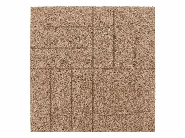 Gumová dlaždice ASLON Design 50 x 50 cm, písková