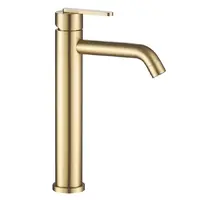 Baterie umyvadlová vysoká Rea Ontario zlatá kartáčovaná