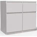 Komoda Merg 2S2F bílá