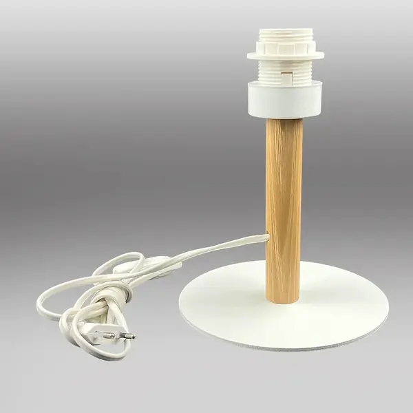 Stolní svítidlo  5268 dřevo / bílá LB1