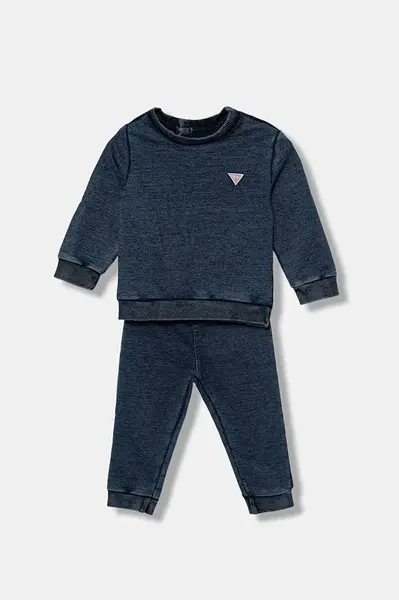 Kojenecká tepláková souprava Guess modrá barva, I5YG07 KCYC0