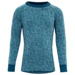 Devold DUO ACTIVE KID Dětské tričko, modrá, velikost