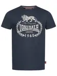 LONSDALE Tričko 'Ollie'  nebielená / námornícka modrá