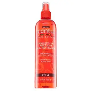 Cantu Shea Butter Comeback Curl Next Day Curl Revitalizer bezoplachová péče pro vlnité a kudrnaté vlasy 355 ml